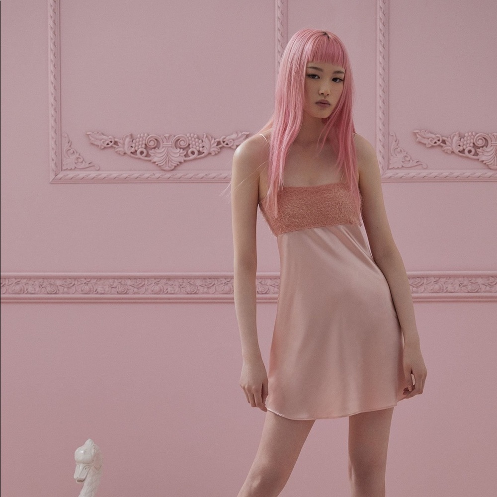 For Love & Lemons Lolo Mohair Tank Dress